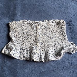 Floral skylar+madison tube top